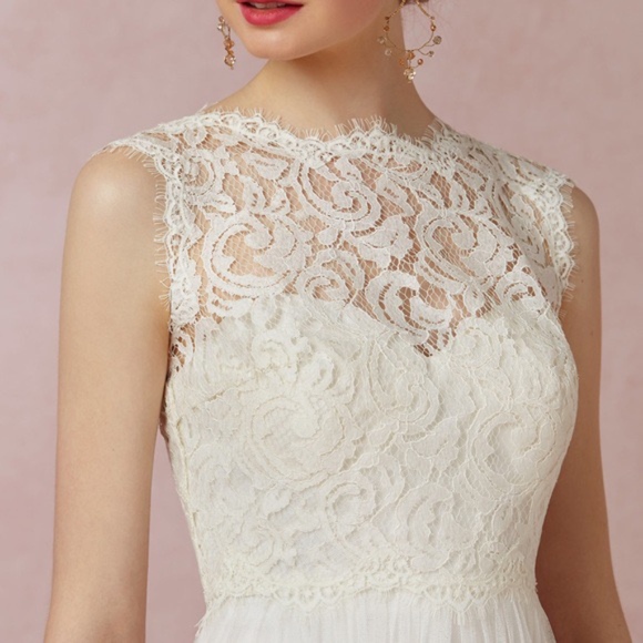 BHLDN Dresses & Skirts - BHLDN Tadashi Shoji Savannah Lace Topper Sz Large
